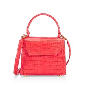 Nancy Gonzalez mini lily coral handbag